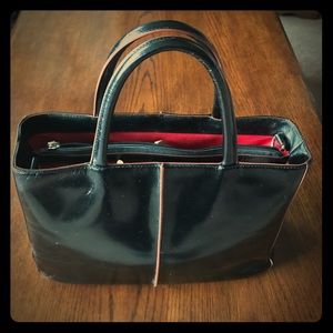 Black Leather HOBO Purse